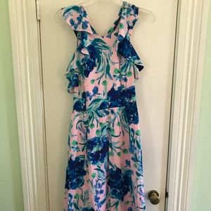 Lilly Pulitzer Pink Tropics Tint Dress , Size 8